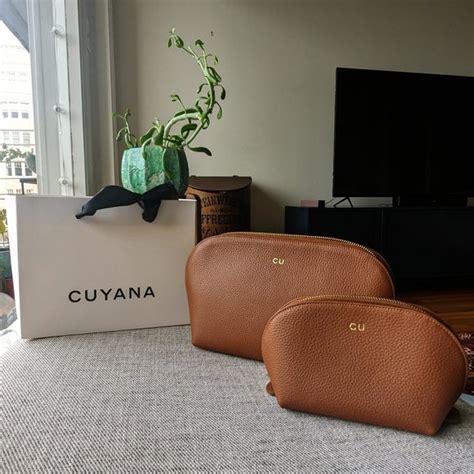 cuyana makeup bag dupe|cuyana leather travel case set.